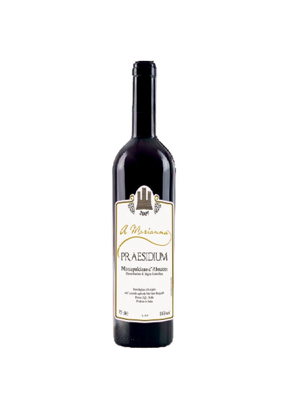 A Marianna, Montepulciano d'Abruzzo DOC Riserva - Praesidium - Prezza, L'Aquila