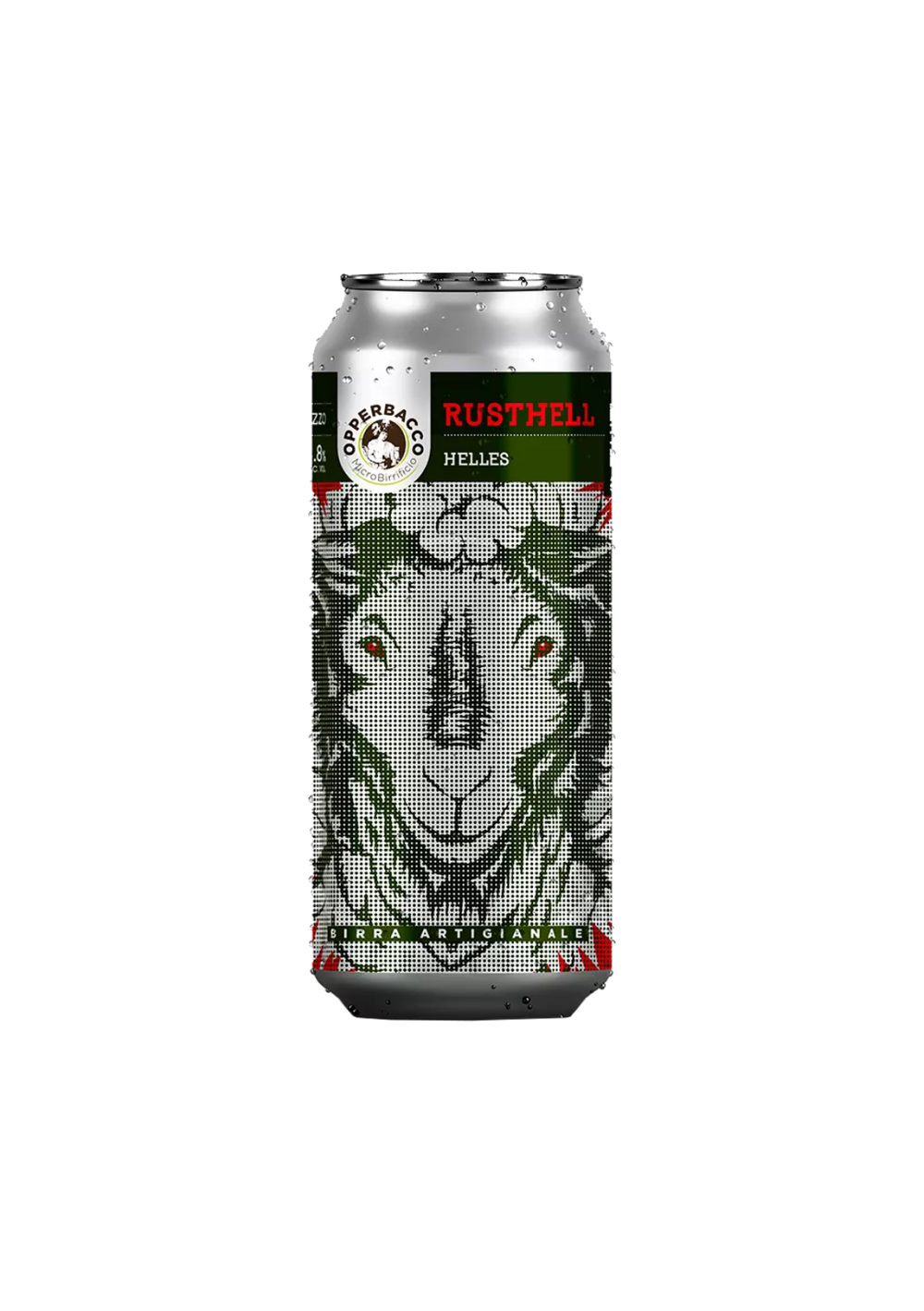 Birra Rusthell, Helles, Lattina - Birrificio Opperbacco